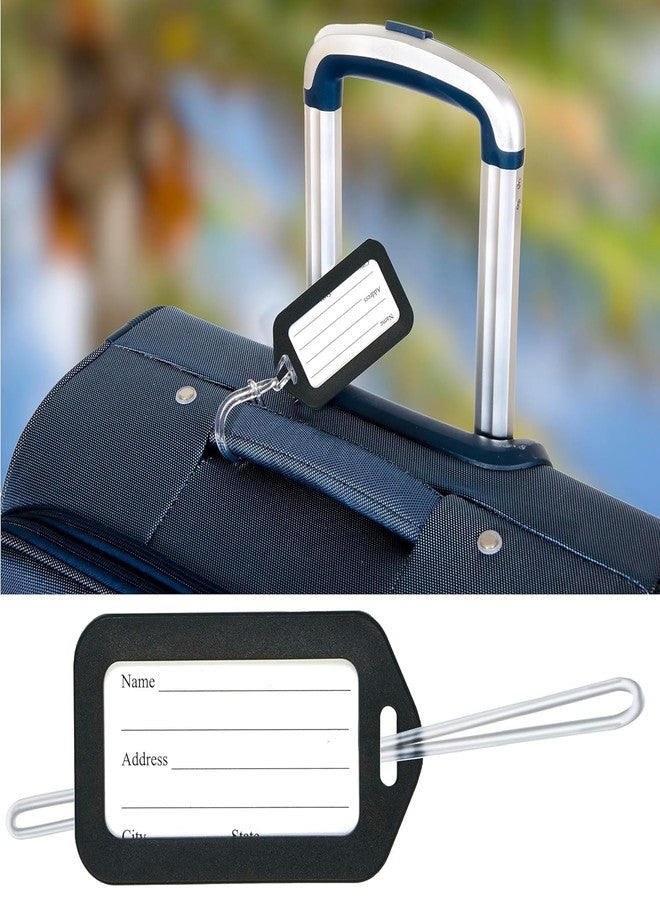 Kidultz (Set of 6) Luggage Tags, Smart Tags for Travel suitcases, School Bags, etc..for Easily Identification of Bags Available with Silicon Band (Orange) - Image 3